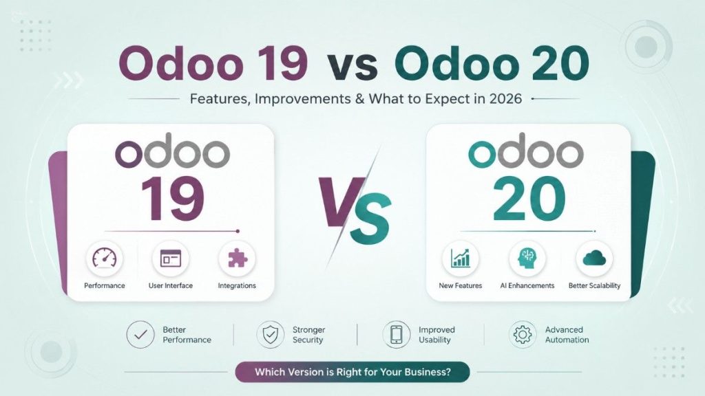 Odoo 19 vs Odoo 20 features